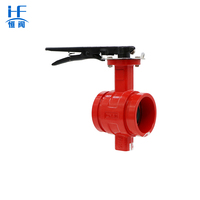 Clapet coupe-flamme manuel à fente de type D81X, doté d'une extrémité fendue et d'un design papillon, utilisé dans les systèmes de protection incendie