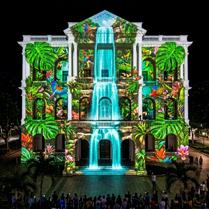 Projecteur de projection 3D pour mappage architectural, LED étanche IP65 pour façades extérieures, monuments urbains, festivals, grands événements culturels et touristiques - Product Image 1
