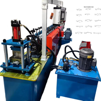 Machine de formage de rouleaux pour portes à enroulement automatiques en aluminium avec roulement, certifiée CE, facile à utiliser, contrôlée par PLC