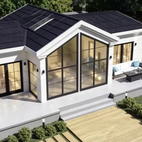 Nouvelle conception de maison préfabriquée en conteneur pliable de 20 pieds ou 40 pieds, villa moderne de luxe avec 2, 3, 4 ou 5 chambres, maison mobile avec salon