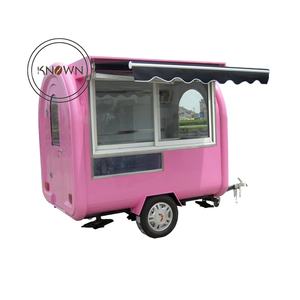 Carrito de Comida para Hot Dogs de Acero Inoxidable OEM en Venta, Remolque de Comida Móvil para Europa, Camión de Comida Personalizado para Helados y Catering - Product Image 1