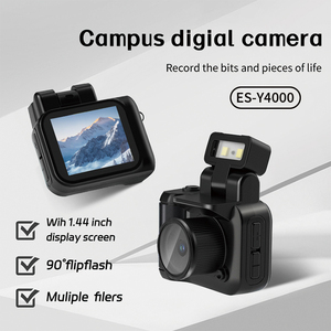 Máy ảnh kỹ thuật số Mini với màn hình 1.44 inch lật Flash 1080P Full HD cho trẻ em Tuổi Teen Máy ghi âm cầm tay - Product Image 3