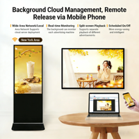 Pantalla LED Publicitaria para Interiores, de Pared o de Pie, con Reproductor Multimedia Automático, para Señalización Digital y Carteles