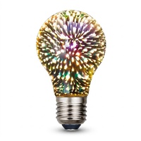 Ampoule LED 3D Effet Feux d'Artifice Multicolore Ciel Étoilé, Décoration de Fêtes, Culots E26 E27 B22, 110V 120V A60 - Grande Vente