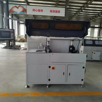 Sierra de Corte Automática para Esquinas de Marcos de Ventanas de Aluminio Comerciales, con Alta Precisión, Motor de 380V y 3.0KW de Potencia