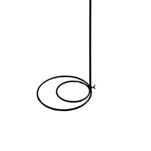 Luci da giardino solari in stile moderno con Display a LED bianco caldo appendiabiti da pastore con gancio per interni cartelli in metallo pannello solare - Product Image 2