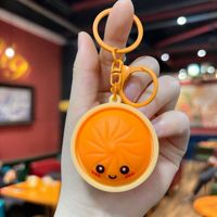 Nuevo Diseño 2026: Llaveros de PVC con Forma de Bollo Vaporizado 3D, Lindos y Creativos, para Parejas, Adornos, Recuerdos de Fiesta, Regalos Promocionales al por Mayor