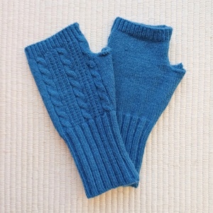 Guantes y <span class=keywords><strong>Manoplas</strong></span> de Invierno Personalizables para Mujer, Estilo Jacquard con Orificio para el Pulgar, Calentadores de Brazos sin Dedos de Punto Acrílico, Venta al por Mayor - Product Image 2