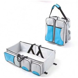Muestra gratuita de cuna portátil multifuncional para bebés recién nacidos, extraíble y lavable, para viajes al aire libre, con bolsa grande para pañales y cama. - Product Image 4