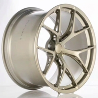 Özel 18 19 inç süper RS tarzı dövme alaşım jantlar jantlar 5x112 5x114.3 VW Golf R GTI Mk7 için örgü adım dudak Mk8 Jetta Audi