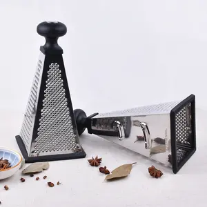 Stainless Steel Multi-Purpose Food Grater Slicer 3 in 1 Cheese Grater Professional Grater 4 Sides