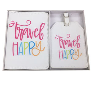 Étiquette de bagage authentique de qualité supérieure en cuir PU personnalisé de qualité supérieure - Product Image 3