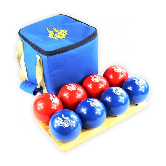 MRB Lawn Bowling Bocce Ball Set for Outdoor Playing Resin Bocce Ball