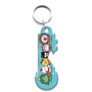 Shopping Trolley Coin Token Chip Metal Stainless Steel Iron <b>Keychain</b> Supermarket Shopping Cart Tokens Release Key Chain - Product Image 1