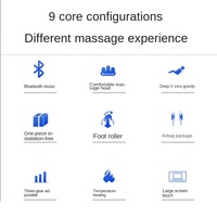 Chaise de massage de luxe zéro gravité Shiatsu Smart AI dernière chaise de massage électronique pour la tête pied jambe cou corps masseur