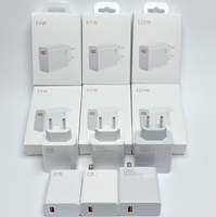 Cargador de Pared USB 2 en 1 para UE y EE. UU., 33W, Cargador Rápido para el Hogar con Cable USB Tipo C de PVC de 2.4A para Xiaomi Redmi Mi 17 Pro Max