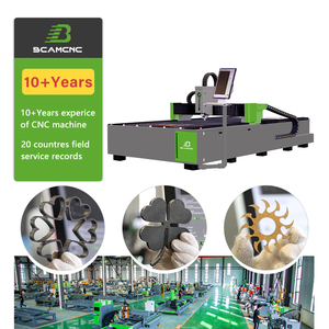 Découpeuse laser à fibre CNC BCAMCNC-1500W 2kW 3000W 3015 pour métaux / acier inoxydable / fer / aluminium / cuivre / SS / MS (IPG/Raycus/Max) - Product Image 1