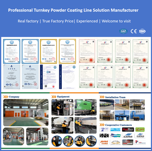 Línea de Recubrimiento en Polvo Manual para Cercas Metálicas con <span class=keywords><strong>Horno</strong></span> Industrial por Lotes y Sistema de Cabina de Pulverización, Equipo de Recubrimiento con Certificación CE - Product Image 6