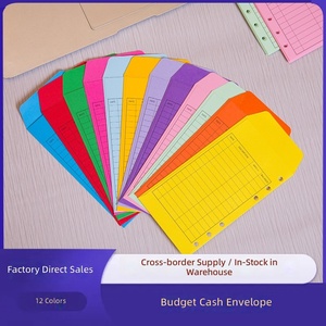 Sobres de Papel de Colores para Dinero, Bolsas de Almacenamiento de Efectivo para Salarios, <span class=keywords><strong>Facturas</strong></span>, Recibos, Presupuesto Familiar, Desafío de Ahorro de Dinero - Product Image 2