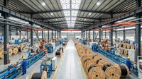 Kabel Otomotif FL6Y2G ISO 6722 Kelas F 210C Berisolasi FEP dengan Selubung Silikon Terikat Silang Dua Inti