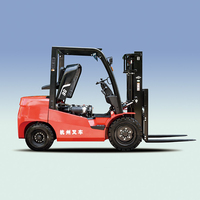 Carburant diesel HANGCHA 1,5 tonne 2 tonne 3 tonnes Chariot élévateur diesel avec moteur supérieur et hauteur de levage personnalisée