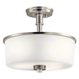 Lámpara de Techo Semi-Pendiente Industrial Moderna con Disco Perforado Negro y Latón |   Iluminación Audaz para Áreas Abiertas y Espacios Destacados en Hoteles - Product Image 2
