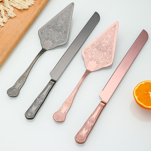 Chất Lượng Tốt Đầy Màu Sắc Sang Trọng Thép Không Gỉ Bánh Dao Máy Chủ Bánh Cưới Dao Và Máy Chủ Thiết Lập - Product Image 6