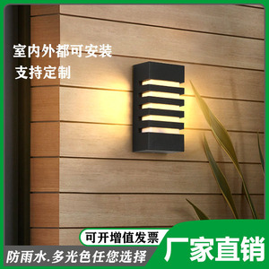โคมไฟติดผนังกลางแจ้งกันน้ำทันสมัย ​​ไฟ LED สำหรับสวนและระเบียง GP-B048 - Product Image 5