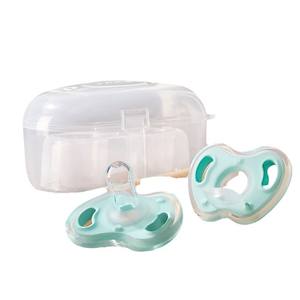 Sucette pour bébé en silicone en forme de cœur, sans BPA, avec poignée, pour 0-12 mois, collection Octobre Cristallisation - Product Image 5