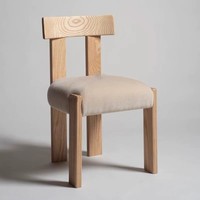 Chaise et tabouret de salle à manger modernes en bois massif pour la maison, l'hôtel et la salle de bain