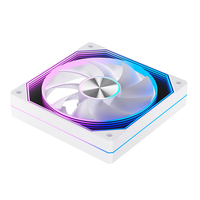 Ventilateur de boîtier PC AntarcChill 120 mm RGB ARGB 12 V, ventilateur de refroidissement CPU pour jeux, double connecteur 3 broches 4 broches, ventilateur de refroidissement LED PWM, usine OEM