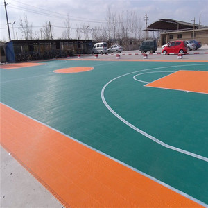 FIBA certificado 2019 impermeable deportes al aire libre suelo Material barato al aire libre 3x3 cancha de baloncesto suelo 18m x 14m - Product Image 5