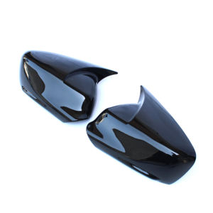 Cubierta de espejo para <span class=keywords><strong>Peugeot</strong></span> 301 2012-2022 Bat Style Piano Black Side Caps 2 piezas - Product Image 3