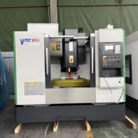 Promotion : Centre d'usinage vertical CNC VMC855, broche BT40, haute rigidité, banc en fonte monobloc, haute efficacité de coupe