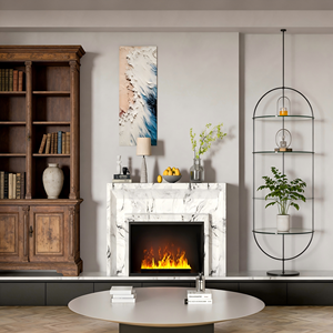 Inno-Fire <span class=keywords><strong>Chimenea</strong></span> Eléctrica <span class=keywords><strong>Decorativa</strong></span> con Llama <span class=keywords><strong>LED</strong></span> 3D de 60 Pulgadas, Humidificador, <span class=keywords><strong>Sin</strong></span> Calefacción - Product Image 1