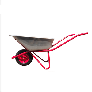 <span class=keywords><strong>Carretilla</strong></span> de Construcción de Uso Pesado con Bandeja Plateada, <span class=keywords><strong>Rueda</strong></span> de Metal 0.9, Modelo Rusia WB6425, Material de Construcción para Baréin - Product Image 6