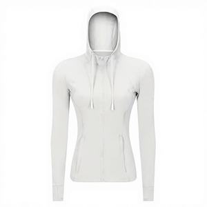 Women's Breathable Customized Logo Printed Full-Zip Spandex/Nylon <b>Horse</b> <b>Riding</b> <b>Hoodie</b> Sweatshirt with Pocket - Product Image 1
