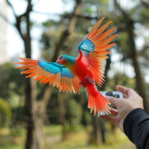 RC Bird <b>Toy</b> Electric <b>Remote</b> <b>Control</b> Outdoor Flying Plastic Animal With Sound For Kids Age 8 13 Years Ready To Go - Product Image 3