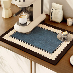 Tapis de comptoir de cuisine en fibre de polyester absorbant, antidérapant, isolant thermique pour comptoir de bar et cuisine - Product Image 3