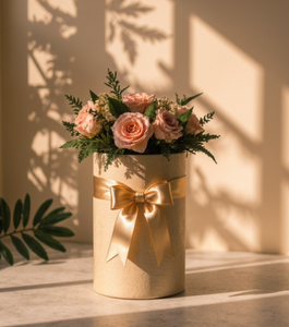 Cilindro de Papel Kraft Redondo para Flores con Estampado para Bodas y San Valentín - Ecológico - Product Image 4