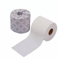 Rouleau de papier toilette doux personnalisé gaufré - Matériau en pâte recyclée - Fabricant économique