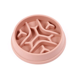 Mangkuk makanan lambat bentuk kepingan salju hewan peliharaan eksplosif untuk anjing antilicin dan tidak jatuh awet pengumpan lambat - Product Image 5