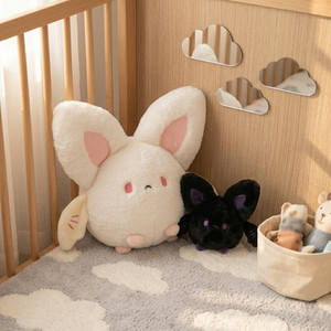 Peluche <span class=keywords><strong>de</strong></span> Murciélago Blanco y Negro <span class=keywords><strong>de</strong></span> Moda, Relleno <span class=keywords><strong>de</strong></span> Algodón PP, Decoración para Cuarto <span class=keywords><strong>de</strong></span> Bebé, Venta al por Mayor - Product Image 1