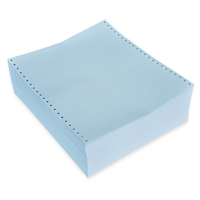 Papier autocopiant NCR continu 1 pli pour impression informatique, vente en gros usine