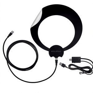 <span class=keywords><strong>Antenne</strong></span> <span class=keywords><strong>TV</strong></span> intérieure UHF ClearStream Eclipse de Antennas Direct, réversible, portée <span class=keywords><strong>50</strong></span>+ milles avec câble de 12 pieds, interrupteur Jolt, <span class=keywords><strong>amplificateur</strong></span> USB - Product Image 1