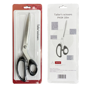 Stainless Steel Tailor <b>Scissors</b> Large Size Black Handle For Home <b>Sewing</b> Craft Use - Product Image 4