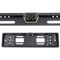 Kit de caméra de recul analogique pour plaque d'immatriculation de voiture, caméra de vision arrière pour cadre de plaque d'immatriculation européenne, étanche, vision nocturne, caméra de recul IR