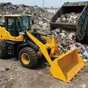 Wheel <span class=keywords><strong>Loader</strong></span> Artikulasi Tugas Berat 3 Ton 5 Ton Baru, Mesin Diesel Bertenaga Kuat untuk Lokasi Konstruksi dan Tambang - Product Image 5