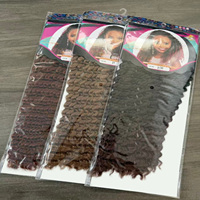 Nouvel Arrivage Extensions de Cheveux Synthétiques à Tresser 18 pouces 240g Boucles Italiennes Tresses Bohèmes Cheveux en Vrac Sans Trame Cheveux Bouclés à Tresser pour Femmes