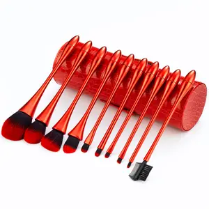 2020 accesorios de maquillaje de Color rojo para Navidad de maquillaje cepillo Cosmeticos pinceles de maquillaje